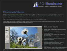 Tablet Screenshot of jpg-illuminator.de